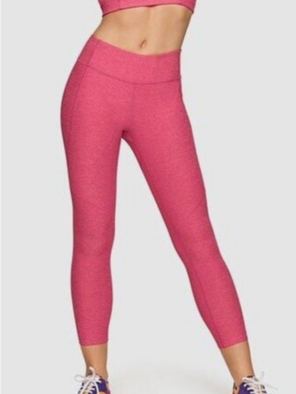 Outdoor Voices Hot Pink High-Rise Performance Leggings 3/4 nwt xs